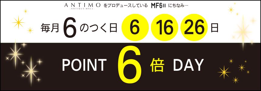 6の付く日は全品ポイント６倍