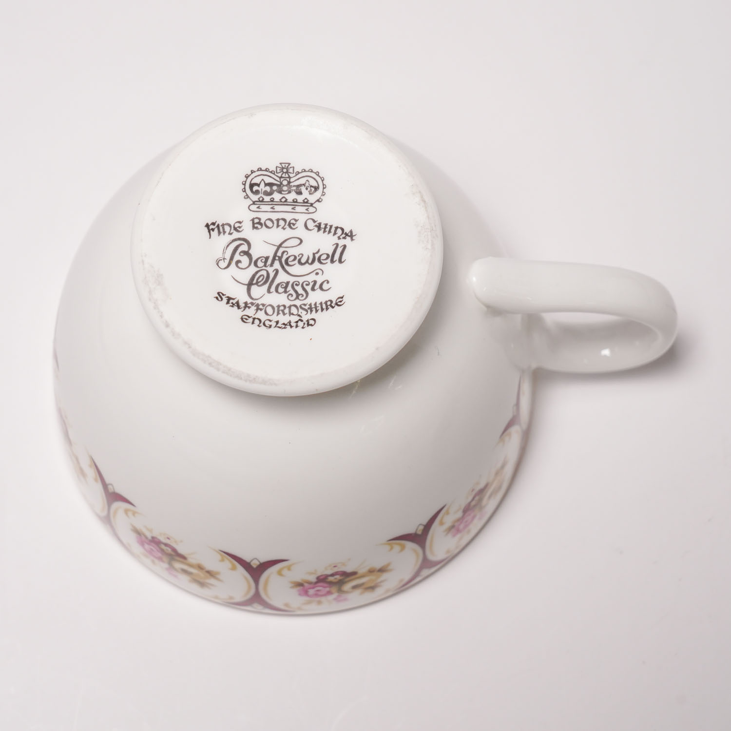 イギリス 1960年代 磁器 CROWN STAFFORDSHIRE クラウン