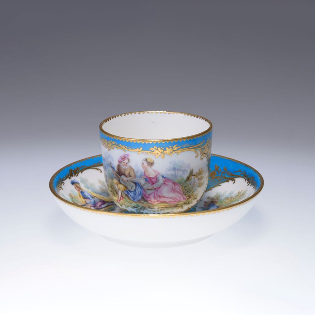 フランス 19世紀 磁器 Sevres セーヴル カップ&ソーサー